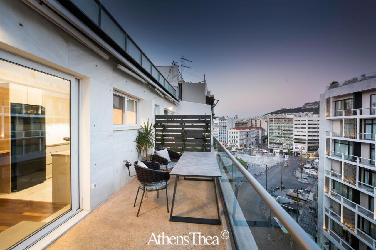 Athensthea Beta Luxury Penthouse Apt In Omonia Luaran gambar